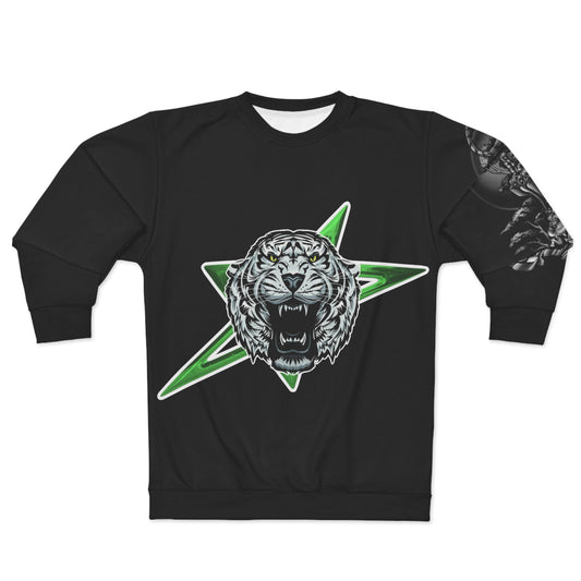 STRIP-THE-STRIPE CREW SWEATSHIRT